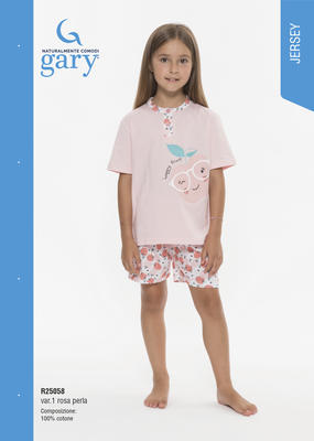 M/M MÄDCHEN PYJAMA R25058 Tellini S.R.L. Großhandelskleidung